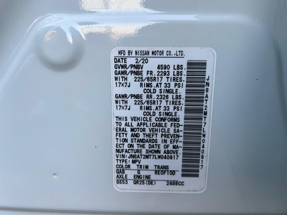 2020 Nissan Rogue SV