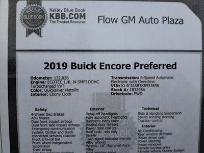2019 Buick Encore FWD Preferred