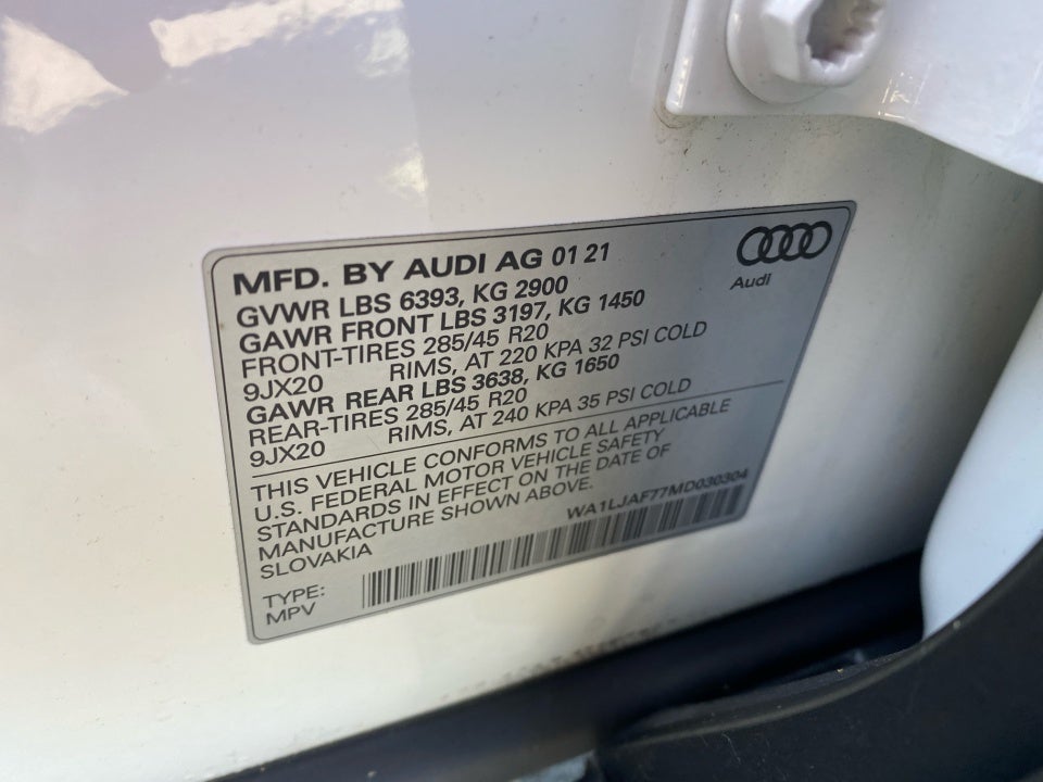 2021 Audi Q7 Premium Plus