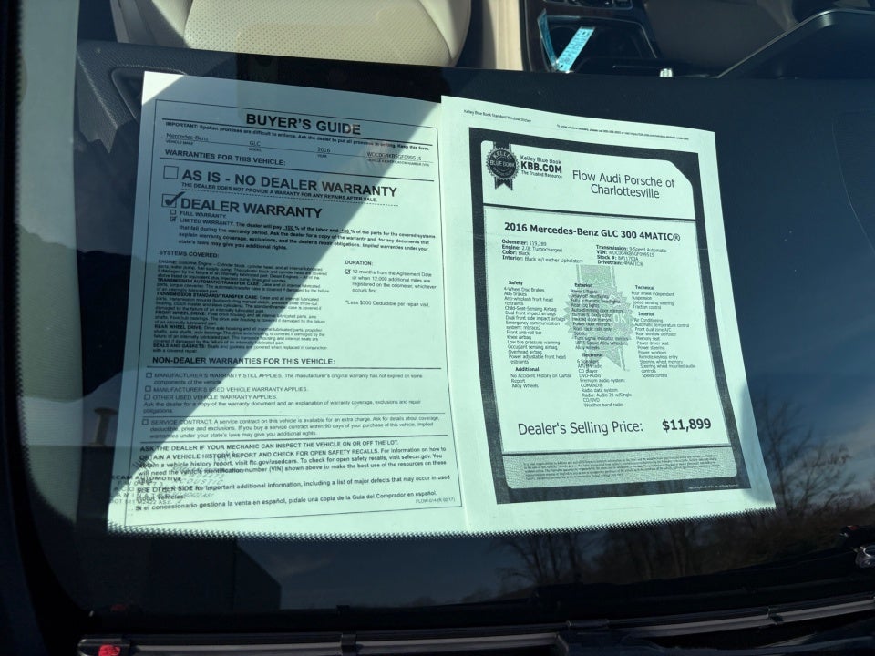 2016 Mercedes-Benz GLC 300 4MATIC®