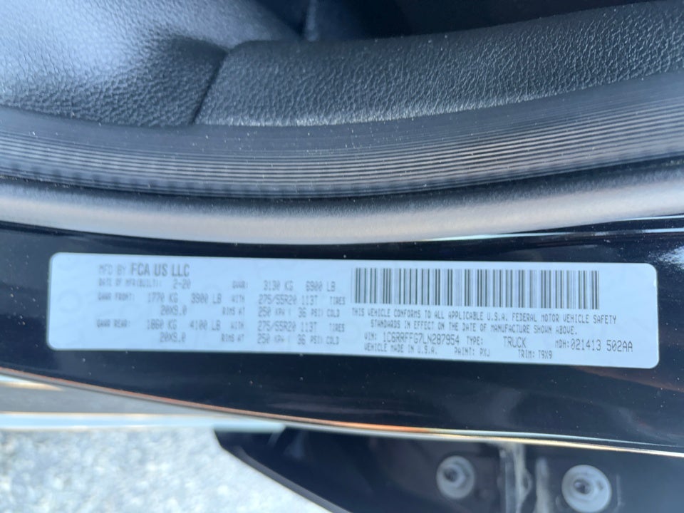 2020 RAM 1500 Big Horn