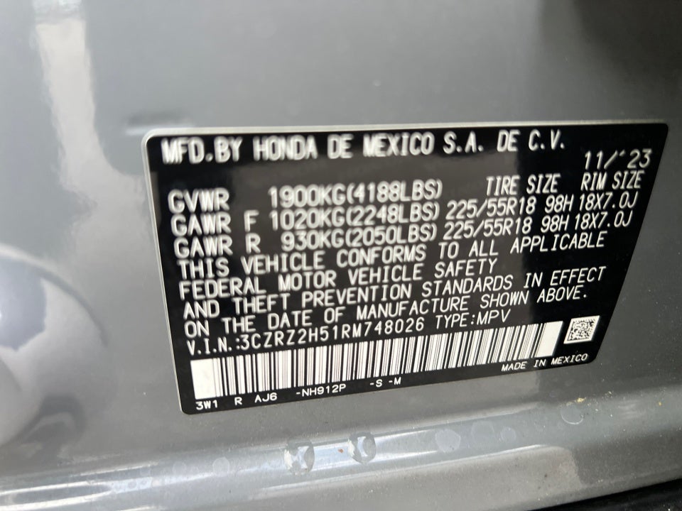 2024 Honda HR-V AWD Sport