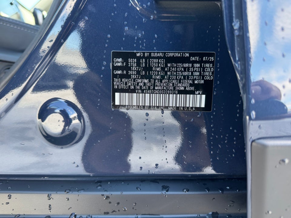 2025 Subaru Outback Limited XT