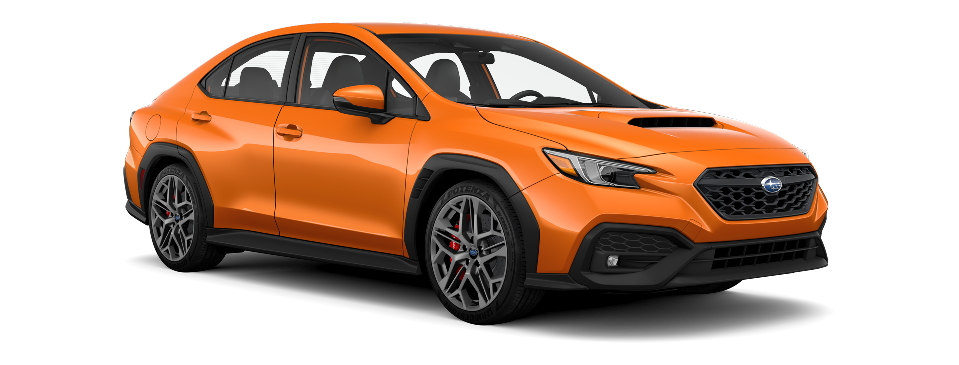 2024 Subaru WRX TR Shown in Solar Orange Pearl