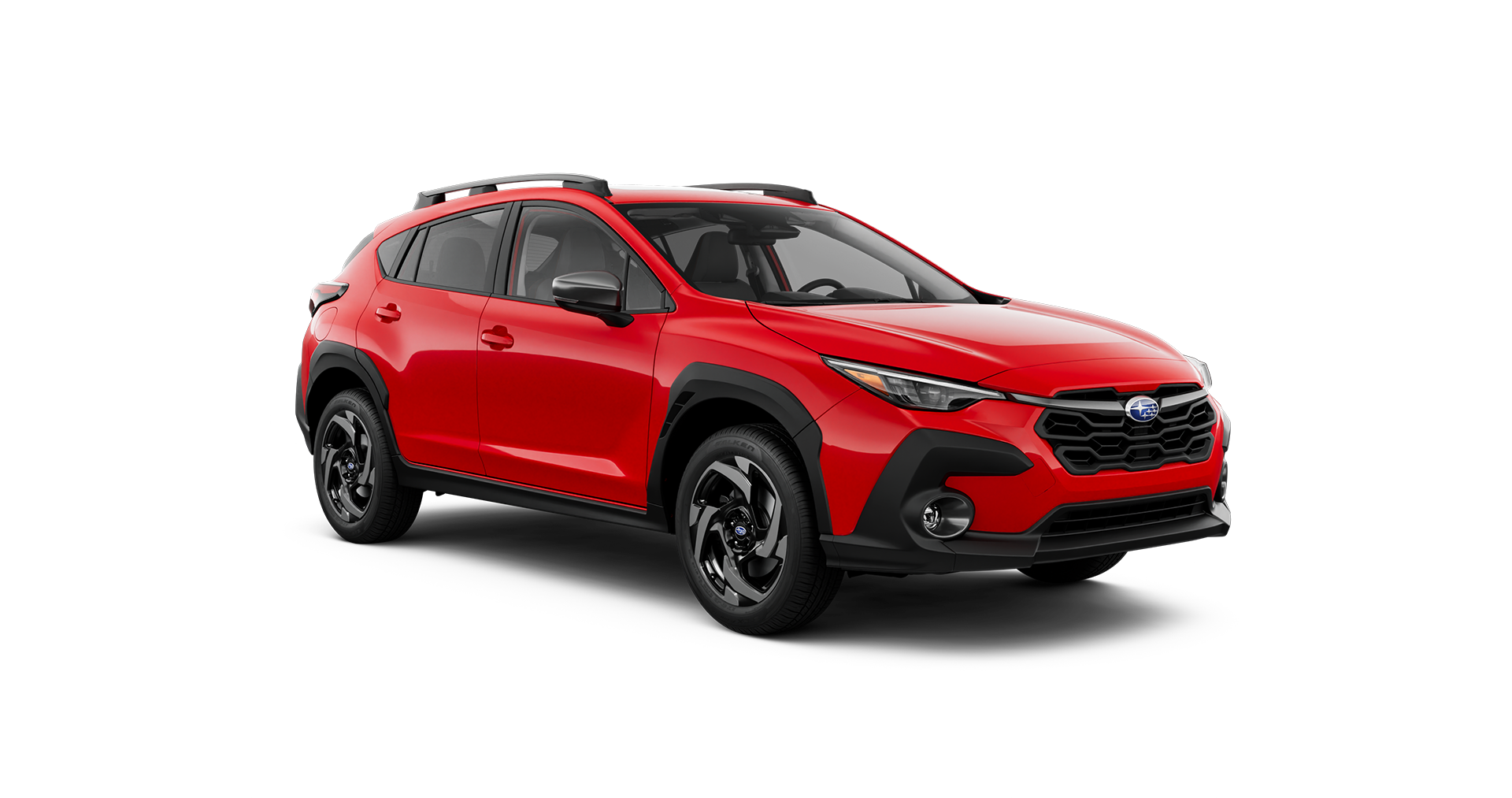 2027 Subaru Crosstrek Limited Hybrid Shown in Ignition Red