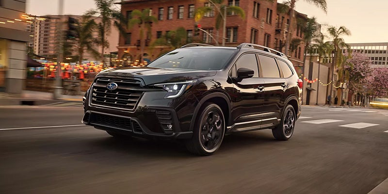 subaru ascent front quarter passenger side view