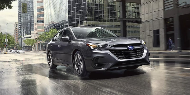 subaru legacy front quarter passenger side view