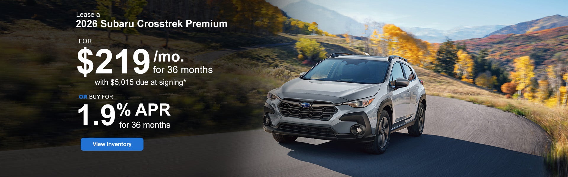 2026 Subaru Crosstrek
