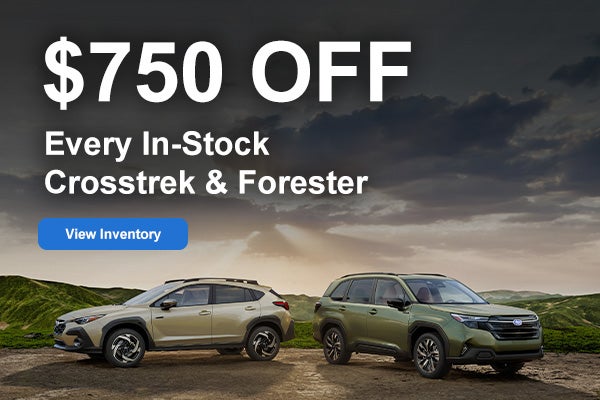 Crosstrek and Forester